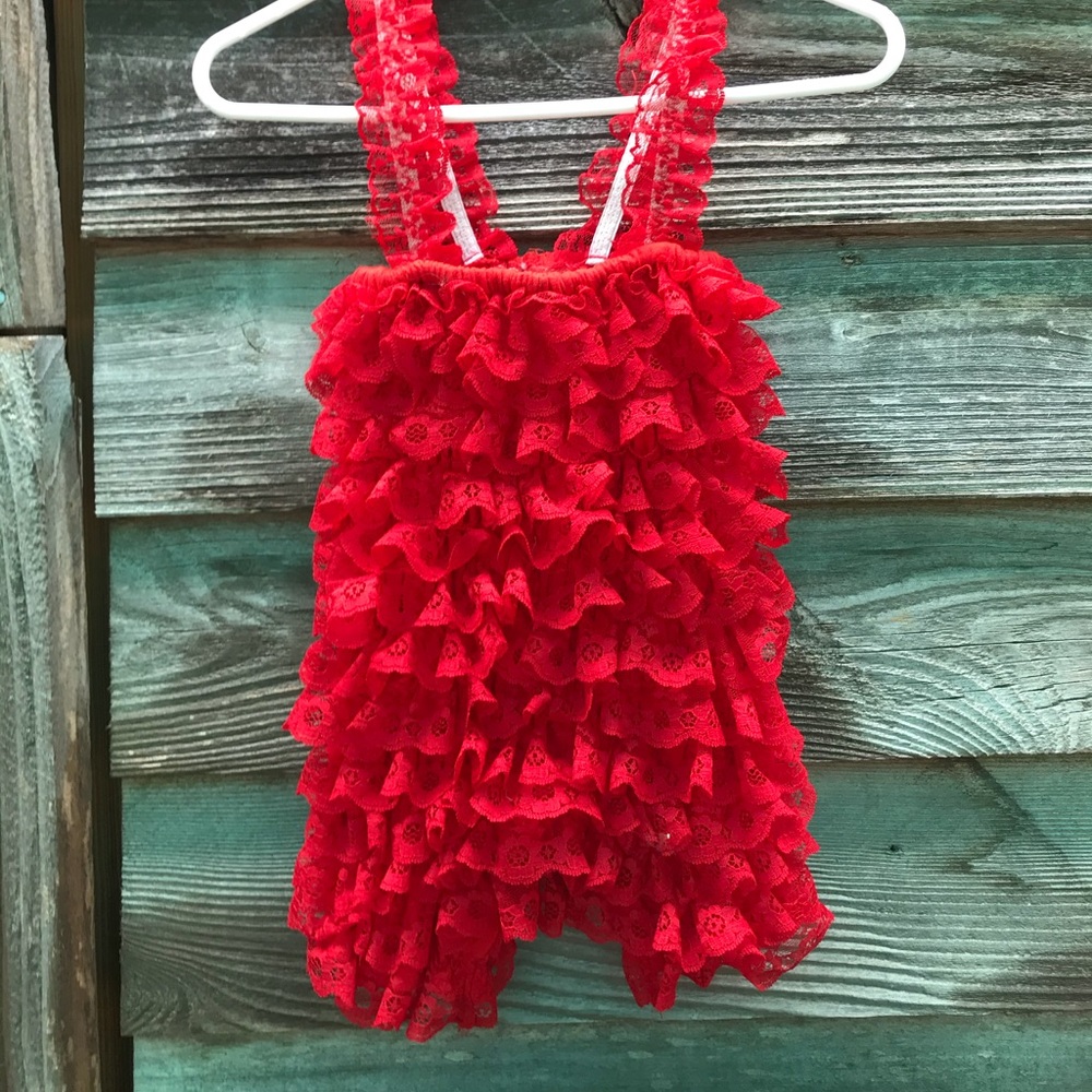 Ruffled romper